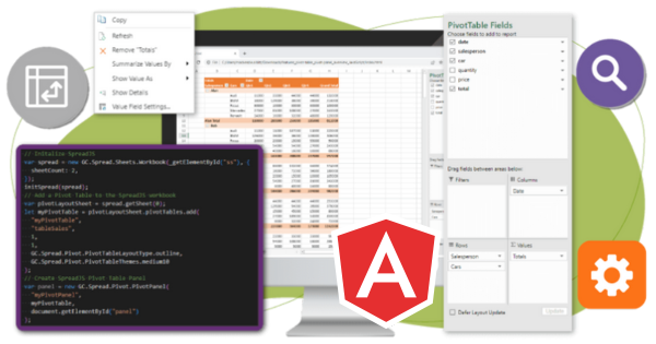 Create and Customize Angular Pivot Tables
